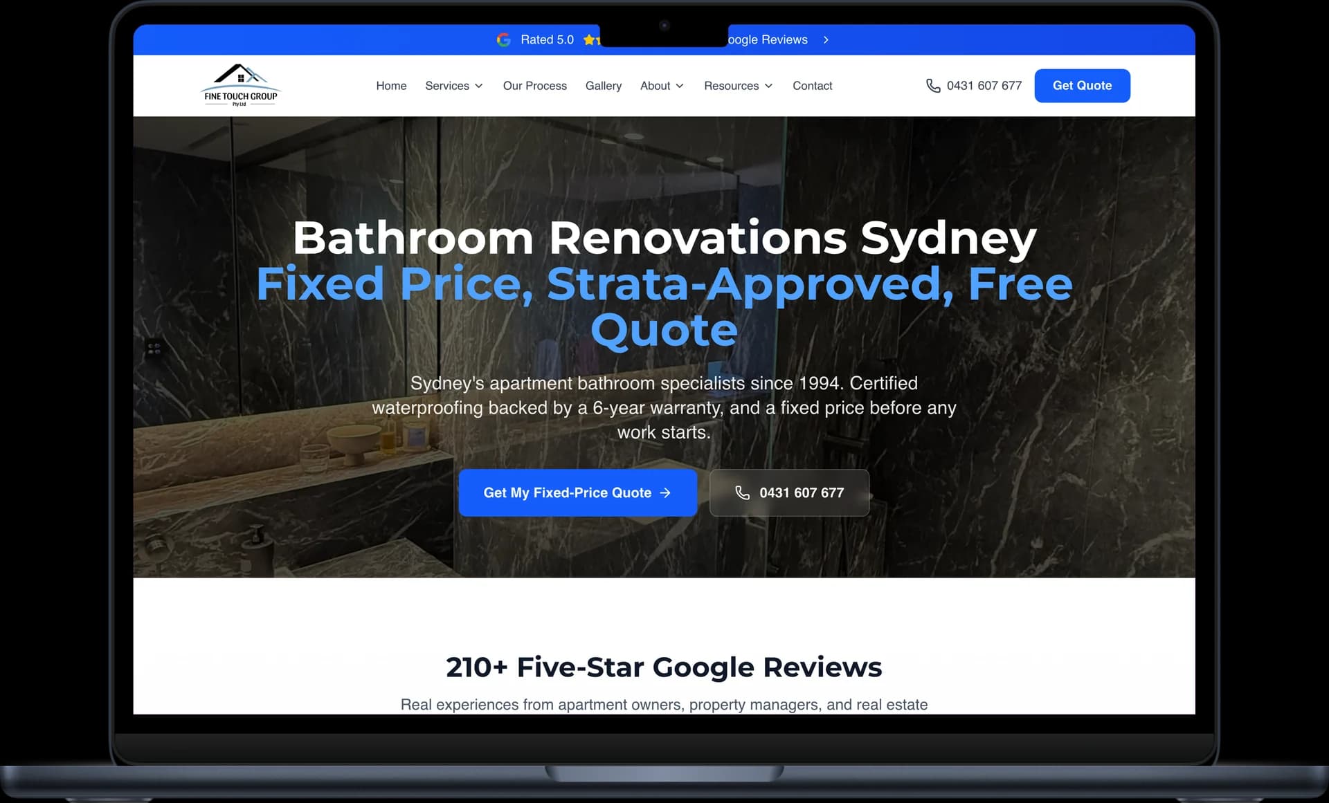 Search and advertising project example